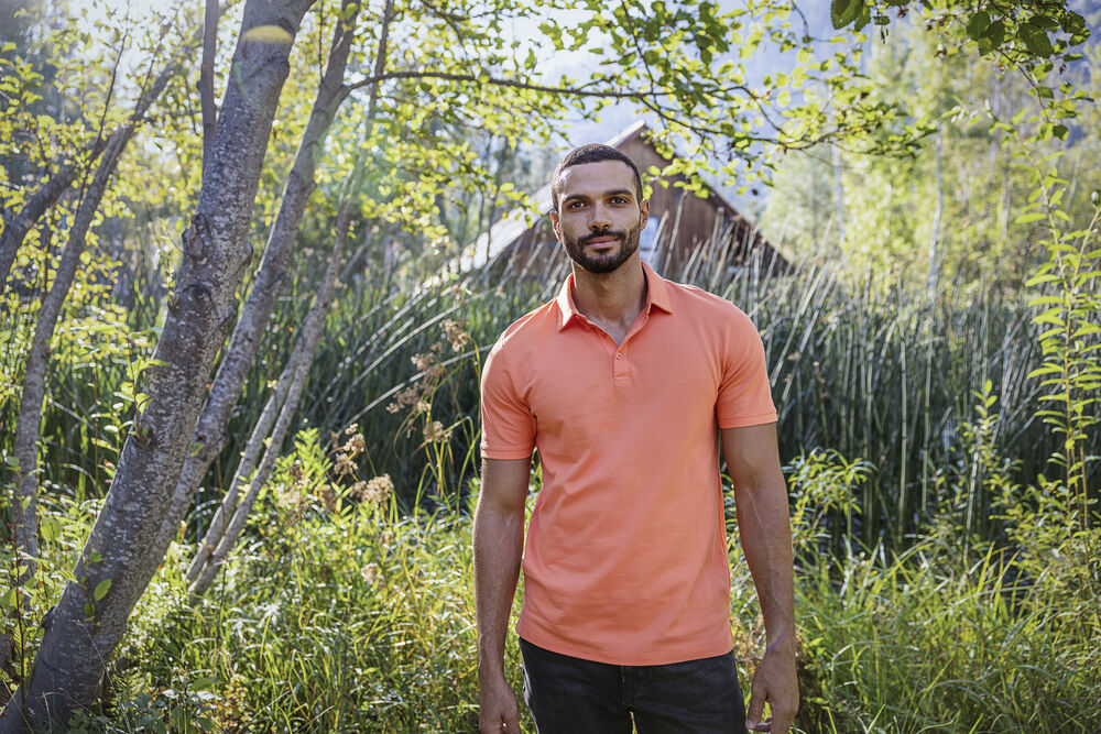 Oceanside Stretch Polo Men von Cutter & Buck – White