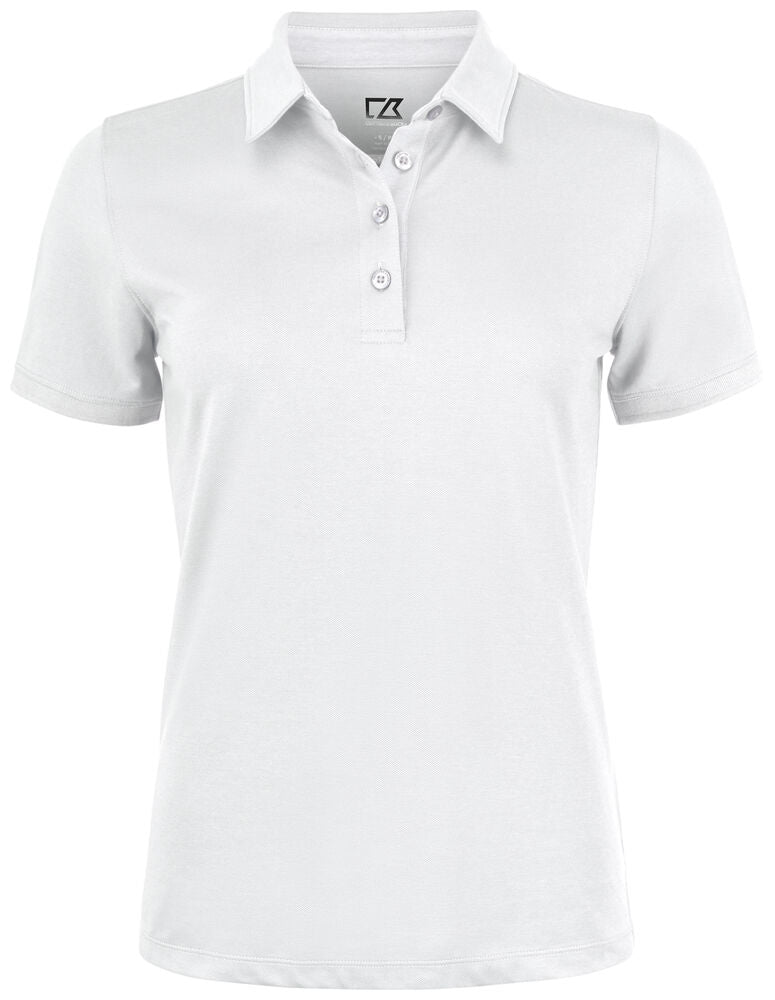 Oceanside Stretch Polo Ladies von Cutter & Buck – White
