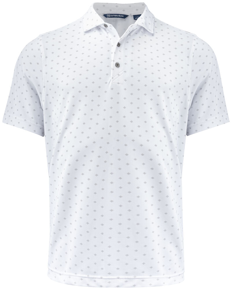 Virtue Polo Printed von Cutter & Buck – White