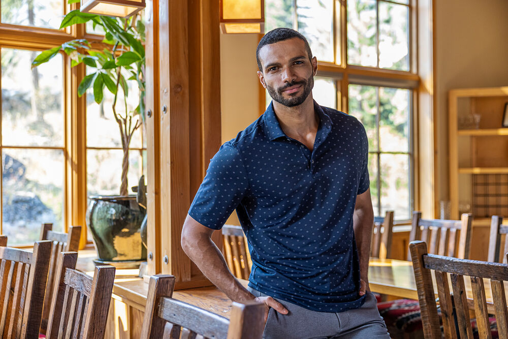 Virtue Polo Printed von Cutter & Buck – White