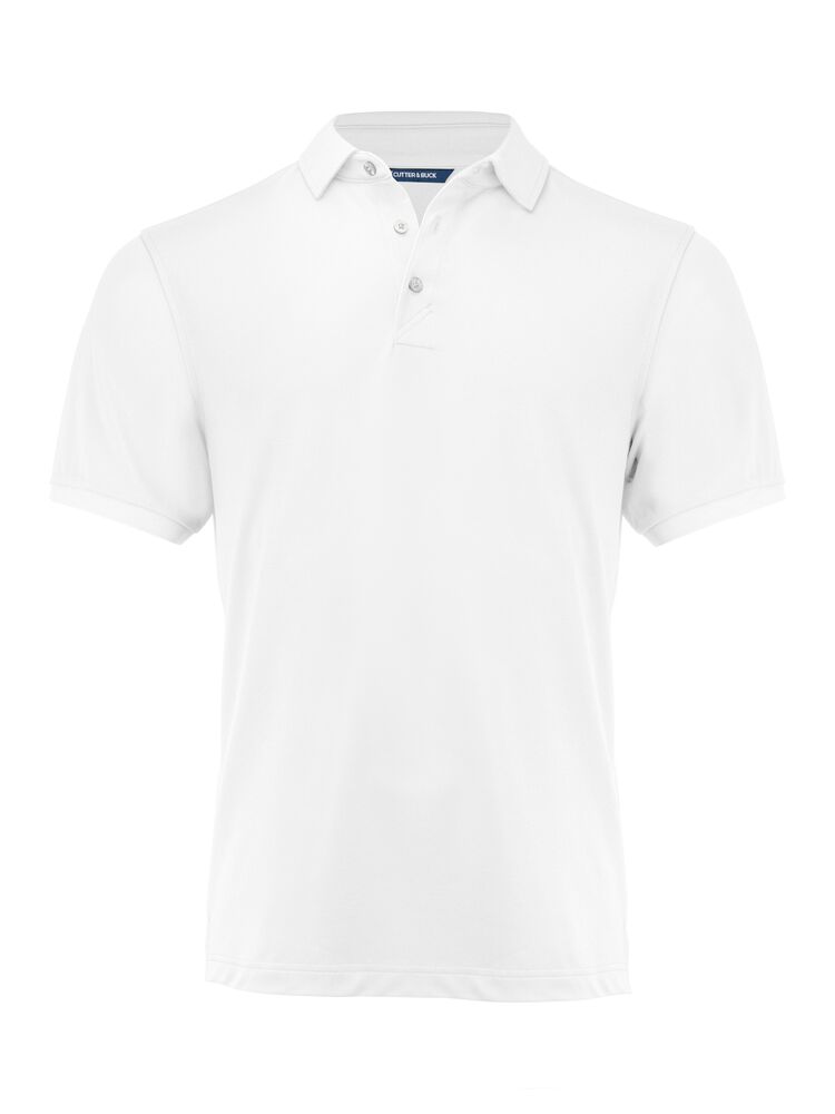 Virtue Polo Solid Men von Cutter & Buck – White