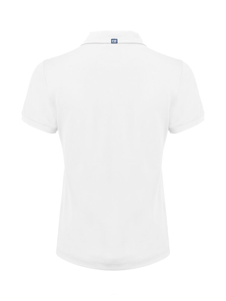 Virtue Polo Solid Women von Cutter & Buck – White