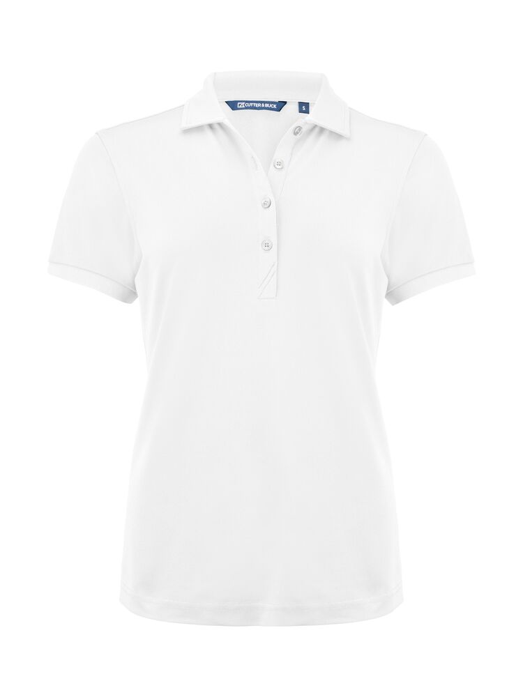 Virtue Polo Solid Women von Cutter & Buck – White