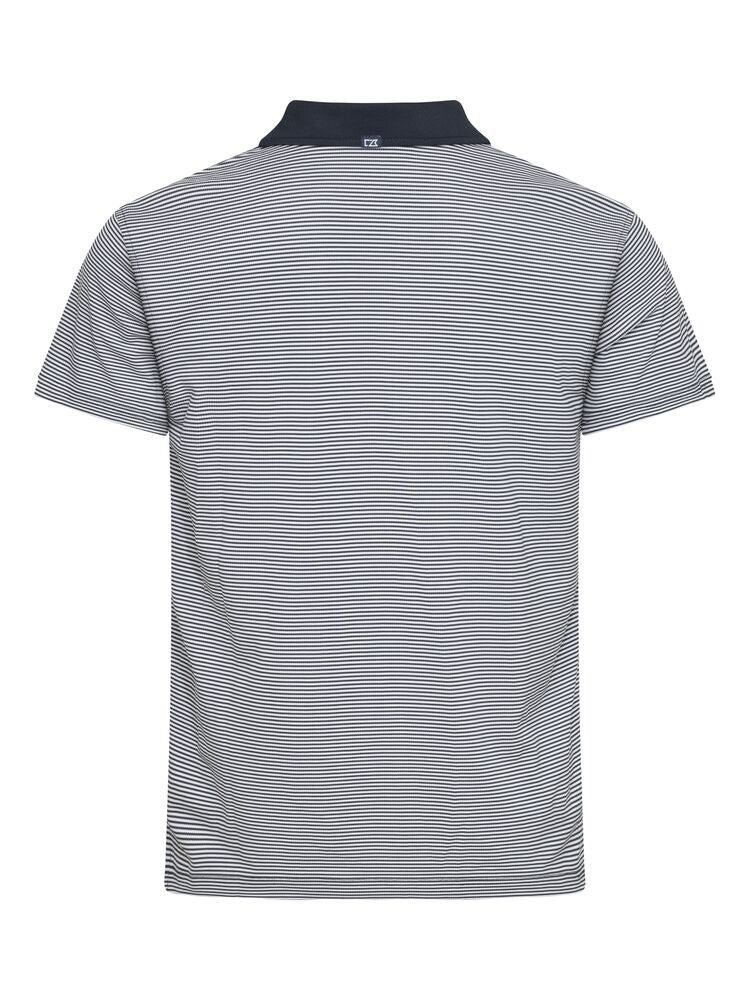 Virtue Polo Stripes Men von Cutter & Buck – Dark Navy