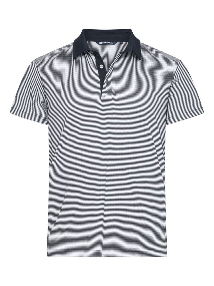 Virtue Polo Stripes Men von Cutter & Buck – Dark Navy