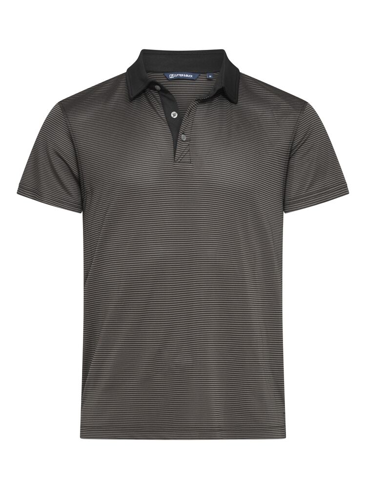 Virtue Polo Stripes Men von Cutter & Buck – Dark Navy