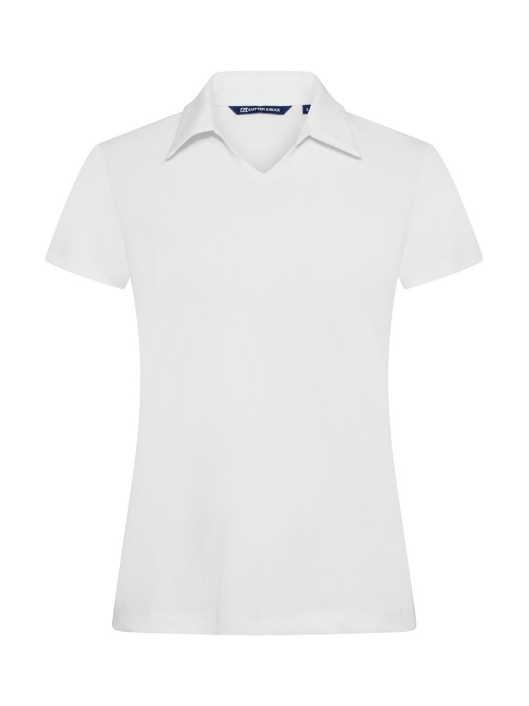 Virtue Polo V-neck Women von Cutter & Buck – White