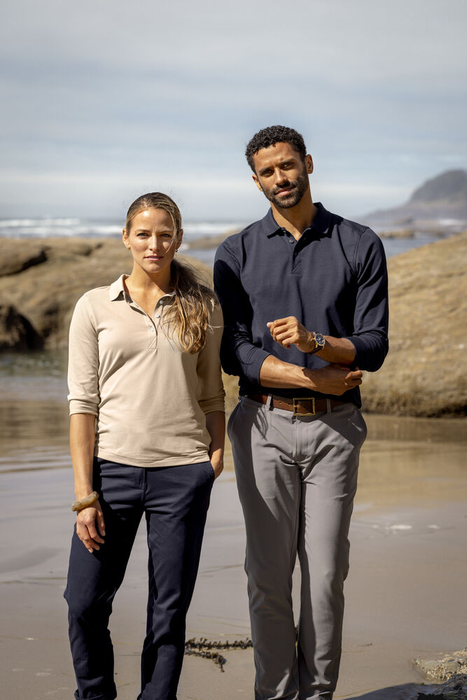 Advantage Polo Long Sleeve Women von Cutter & Buck – White