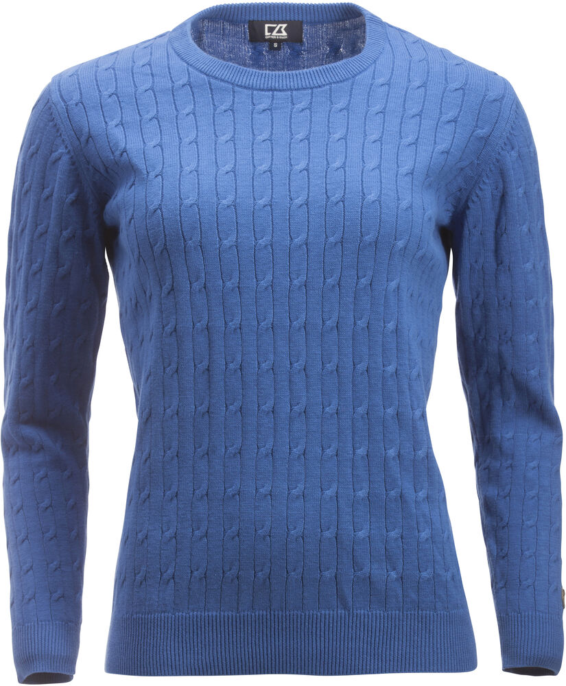 Blakely Knitted Sweater Ladies' von Cutter & Buck – Sky Blue