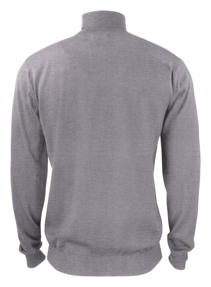 Kennewick Turtleneck von Cutter & Buck – Grey Melange