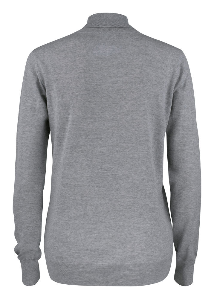 Kennewick Turtleneck Ladies von Cutter & Buck – Grey Melange