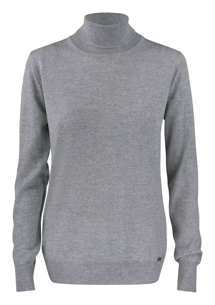 Kennewick Turtleneck Ladies von Cutter & Buck – Grey Melange