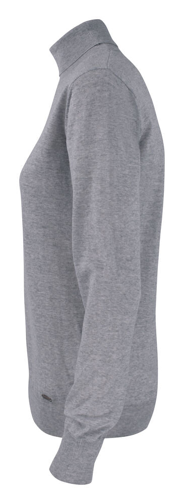 Kennewick Turtleneck Ladies von Cutter & Buck – Grey Melange