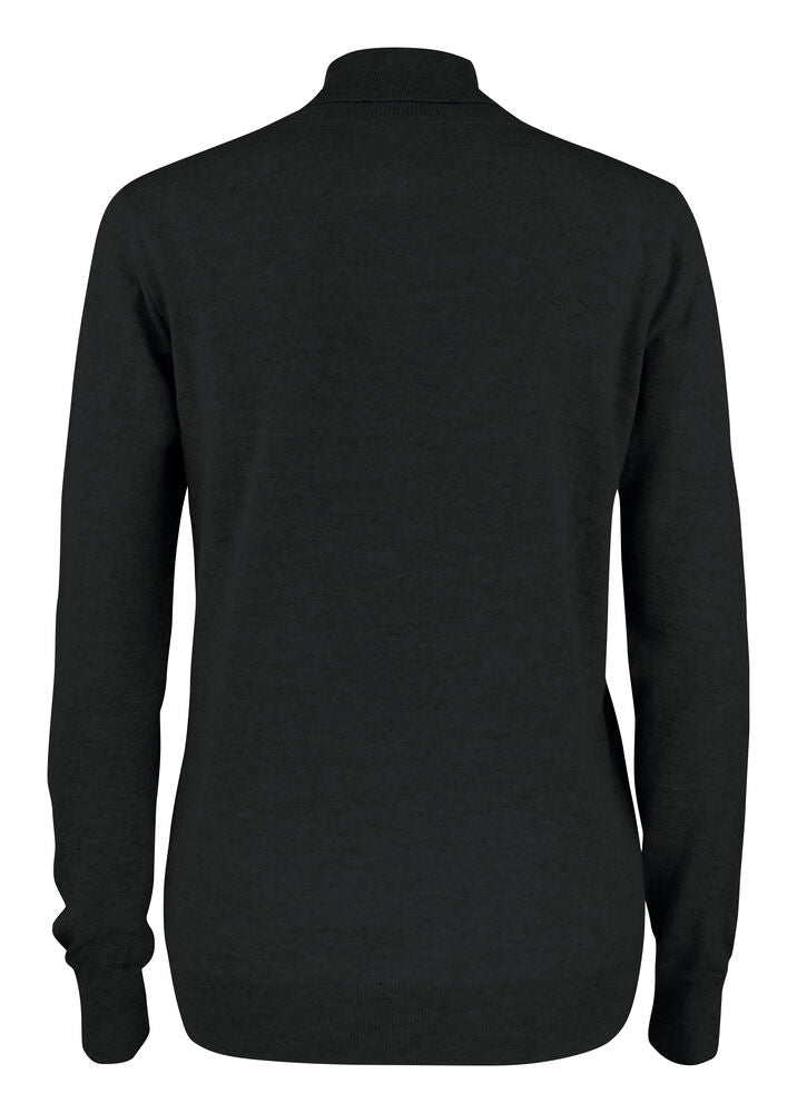 Kennewick Turtleneck Ladies von Cutter & Buck – Grey Melange