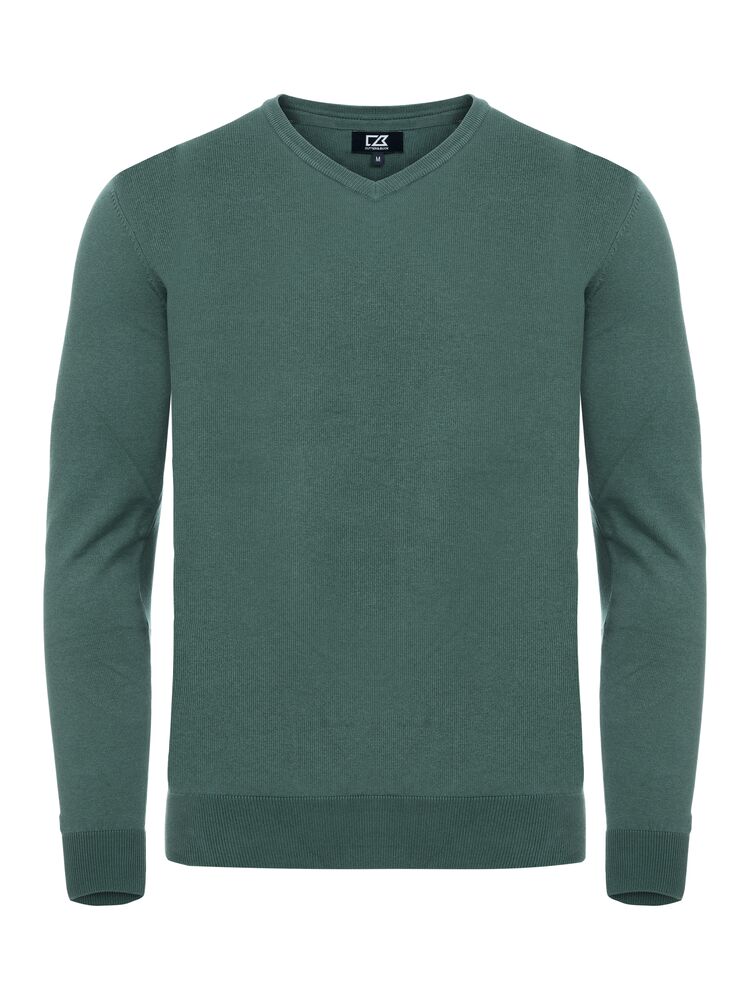Oakville V-neck Men von Cutter & Buck – Navy Melange