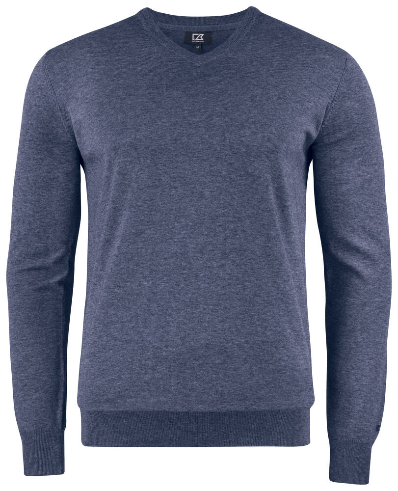 Oakville V-neck Men von Cutter & Buck – Navy Melange