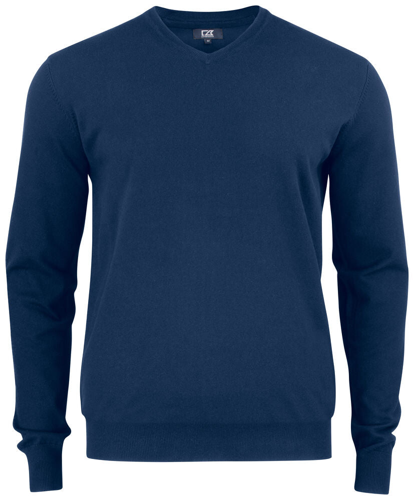 Oakville V-neck Men von Cutter & Buck – Navy Melange