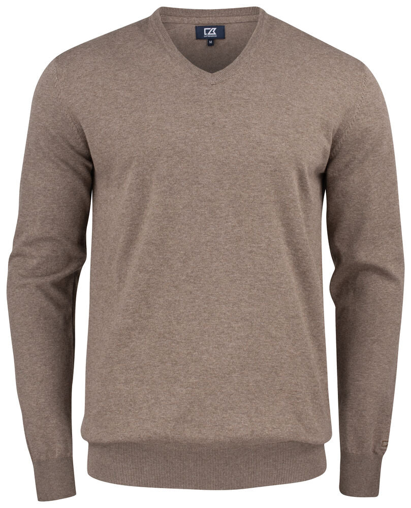 Oakville V-neck Men von Cutter & Buck – Navy Melange