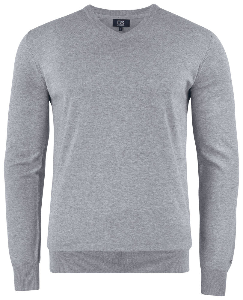 Oakville V-neck Men von Cutter & Buck – Navy Melange