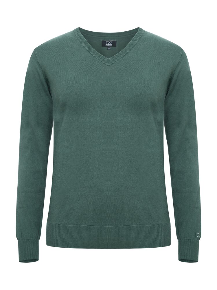 Oakville V-neck Ladies von Cutter & Buck – Navy Melange