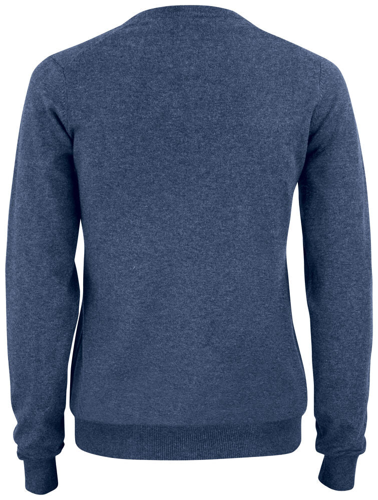 Oakville V-neck Ladies von Cutter & Buck – Navy Melange