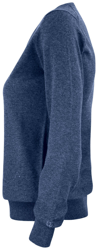 Oakville V-neck Ladies von Cutter & Buck – Navy Melange