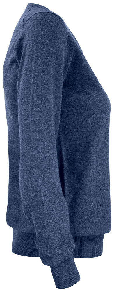 Oakville V-neck Ladies von Cutter & Buck – Navy Melange