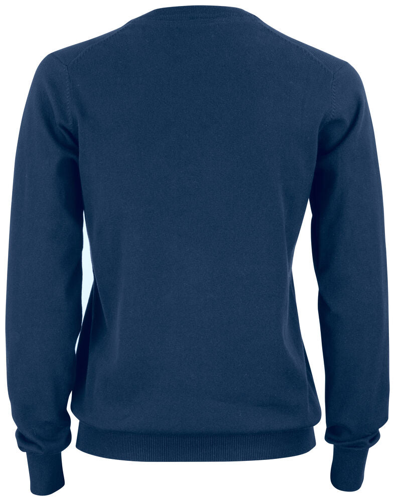 Oakville V-neck Ladies von Cutter & Buck – Navy Melange