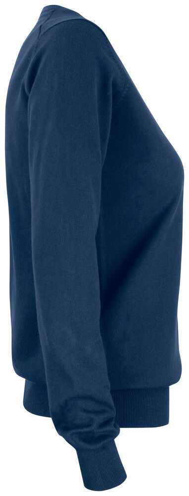 Oakville V-neck Ladies von Cutter & Buck – Navy Melange