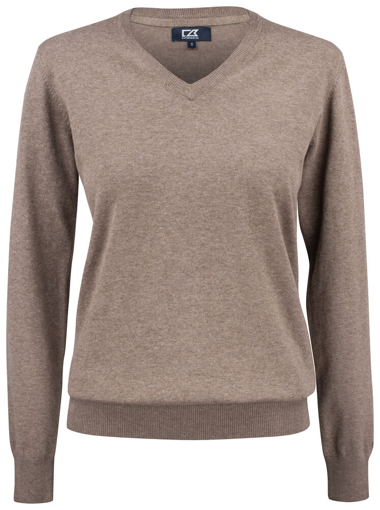 Oakville V-neck Ladies von Cutter & Buck – Navy Melange