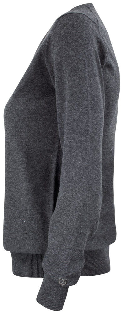 Oakville V-neck Ladies von Cutter & Buck – Navy Melange