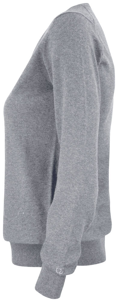 Oakville V-neck Ladies von Cutter & Buck – Navy Melange