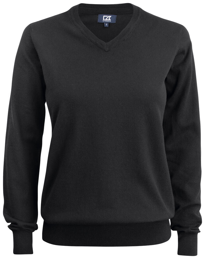 Oakville V-neck Ladies von Cutter & Buck – Navy Melange