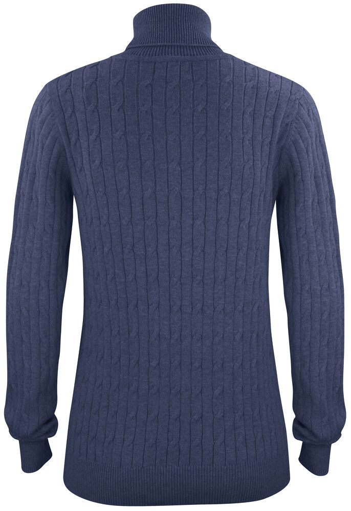 Blakely Rollerneck Ladies von Cutter & Buck – Navy Melange