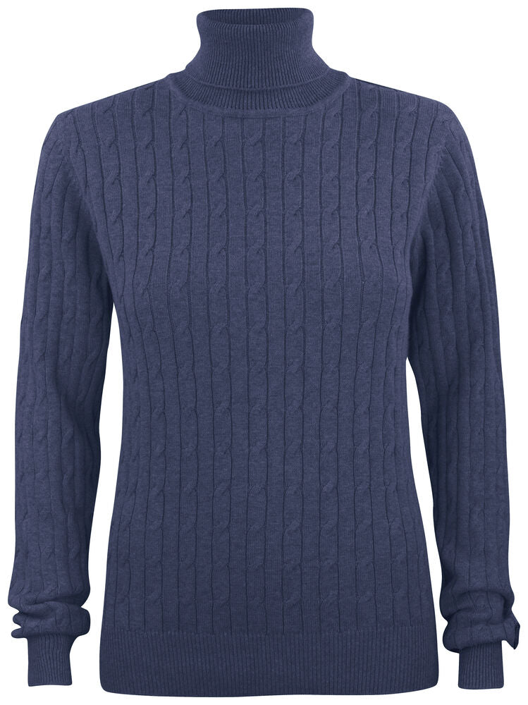 Blakely Rollerneck Ladies von Cutter & Buck – Navy Melange