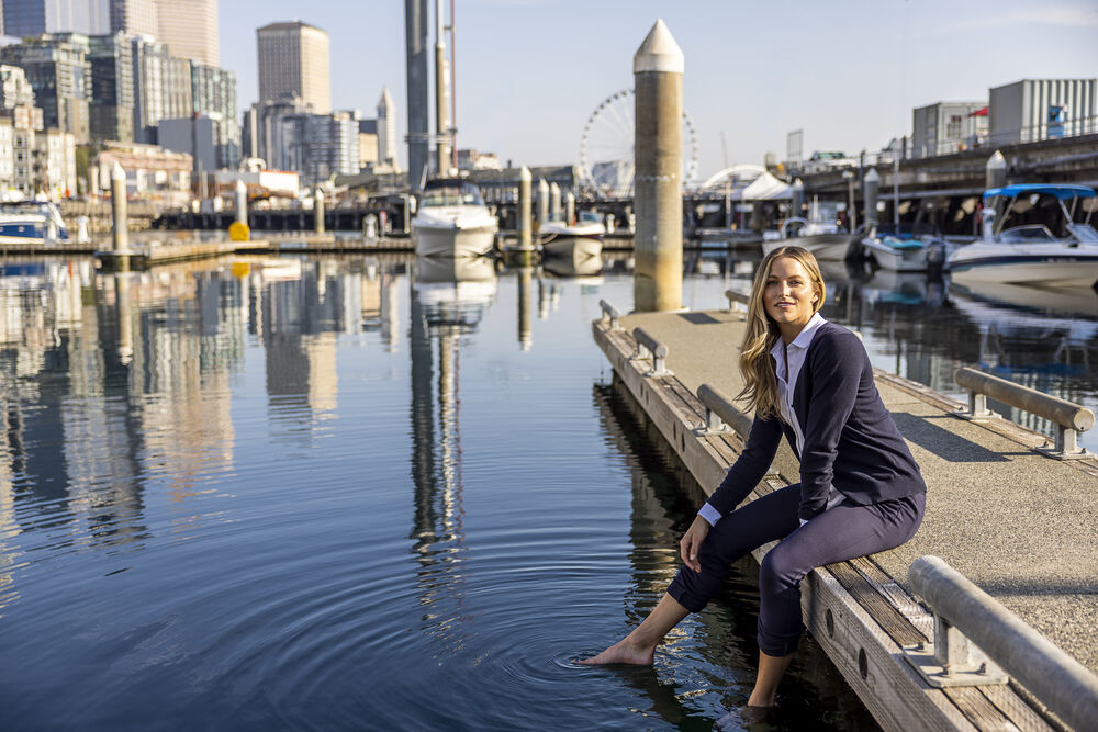 Tofino Pants Ladies von Cutter & Buck – Dark Navy