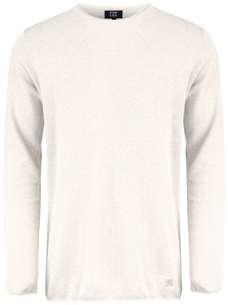 Carnation Sweater Men von Cutter & Buck – Off White