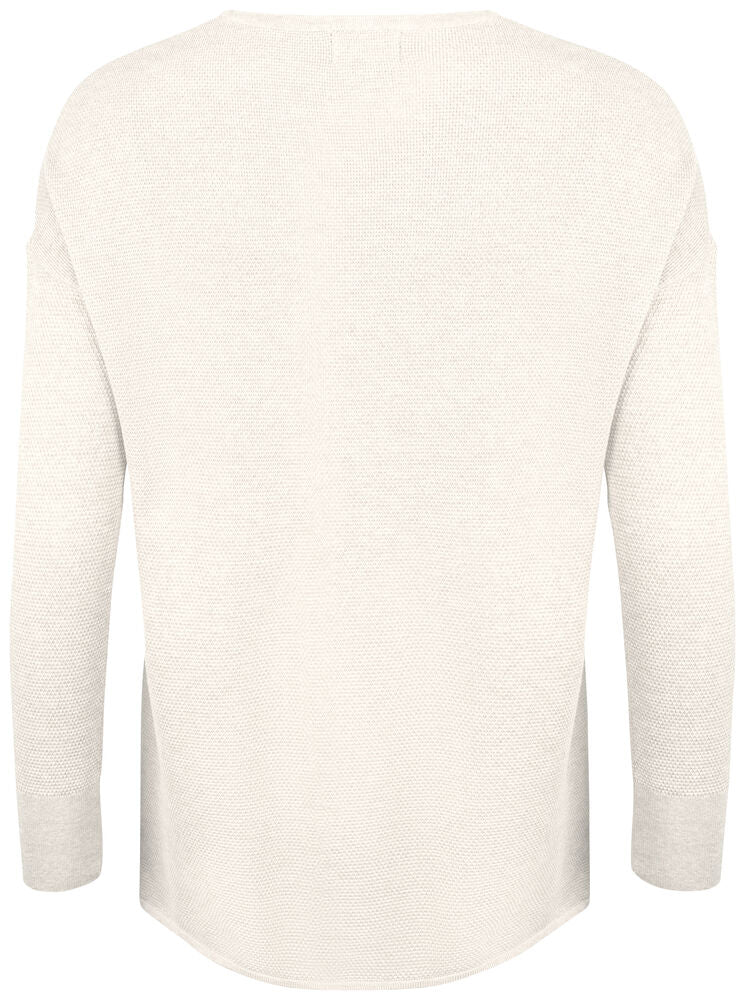 Carnation Sweater Ladies von Cutter & Buck – Off White