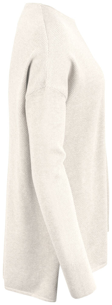 Carnation Sweater Ladies von Cutter & Buck – Off White