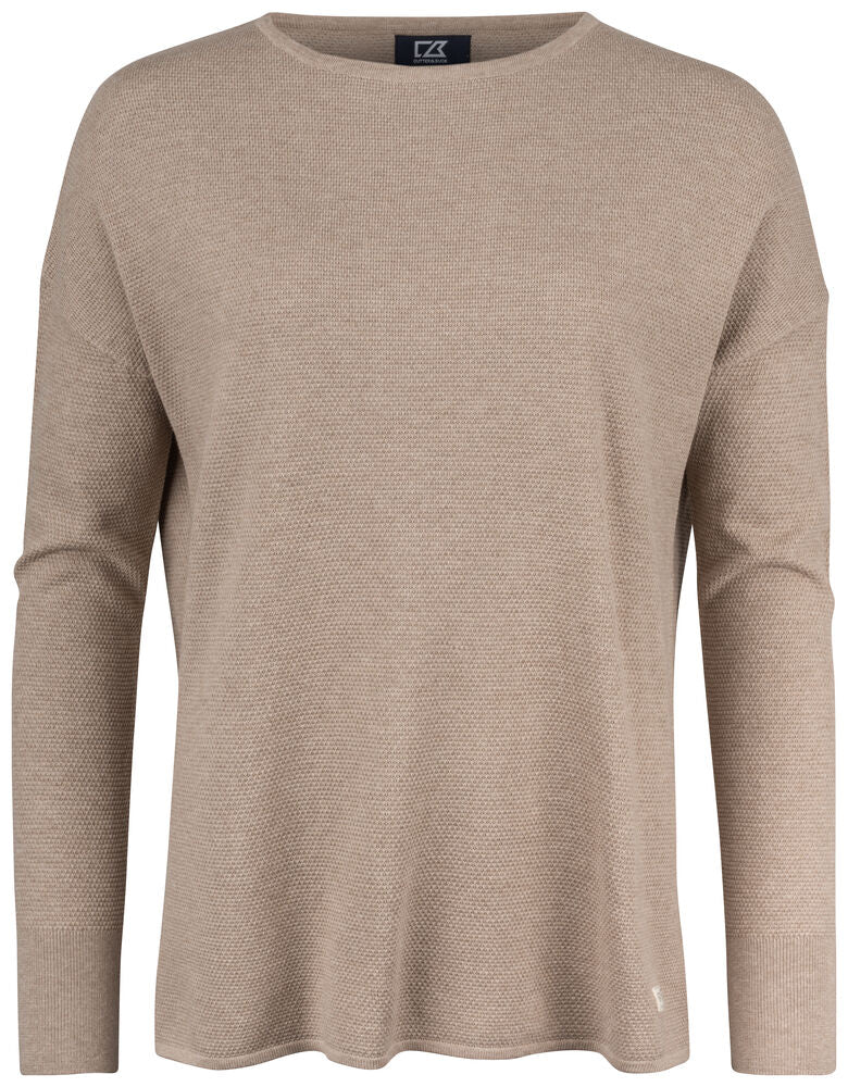 Carnation Sweater Ladies von Cutter & Buck – Off White