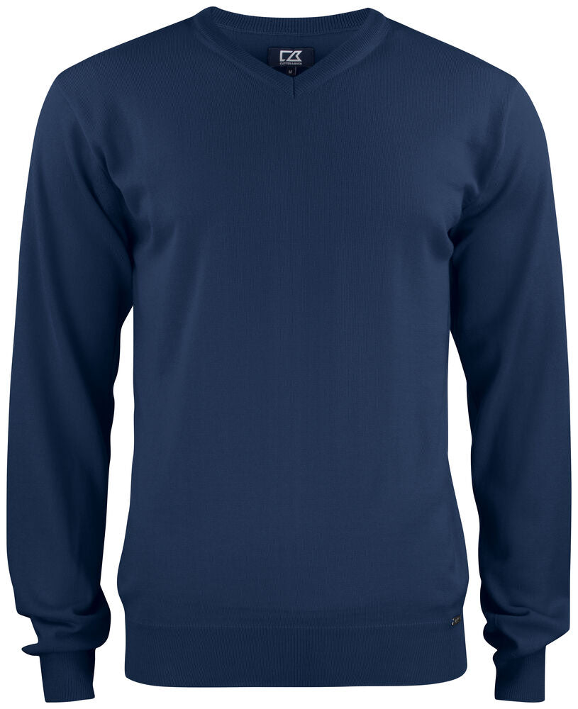 Everett V-neck Men von Cutter & Buck – Red