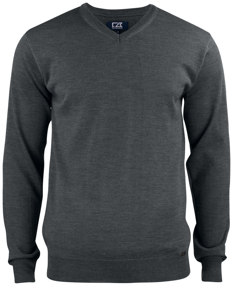 Everett V-neck Men von Cutter & Buck – Red