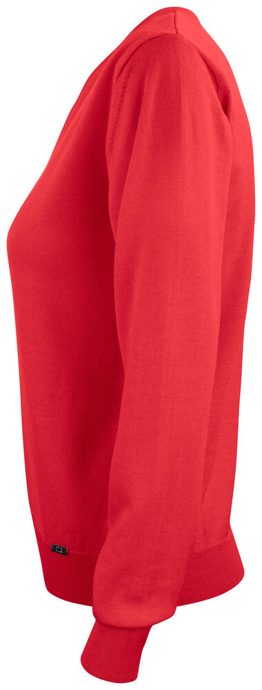 Everett V-neck Ladies von Cutter & Buck – Red