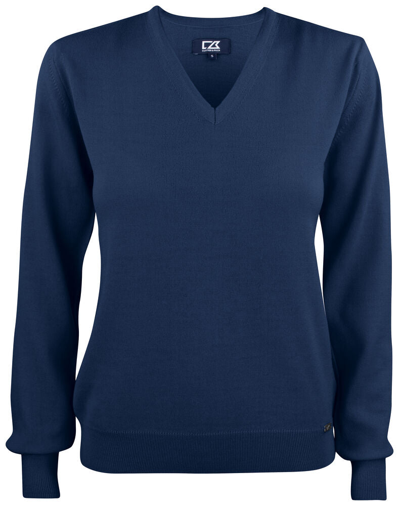 Everett V-neck Ladies von Cutter & Buck – Red