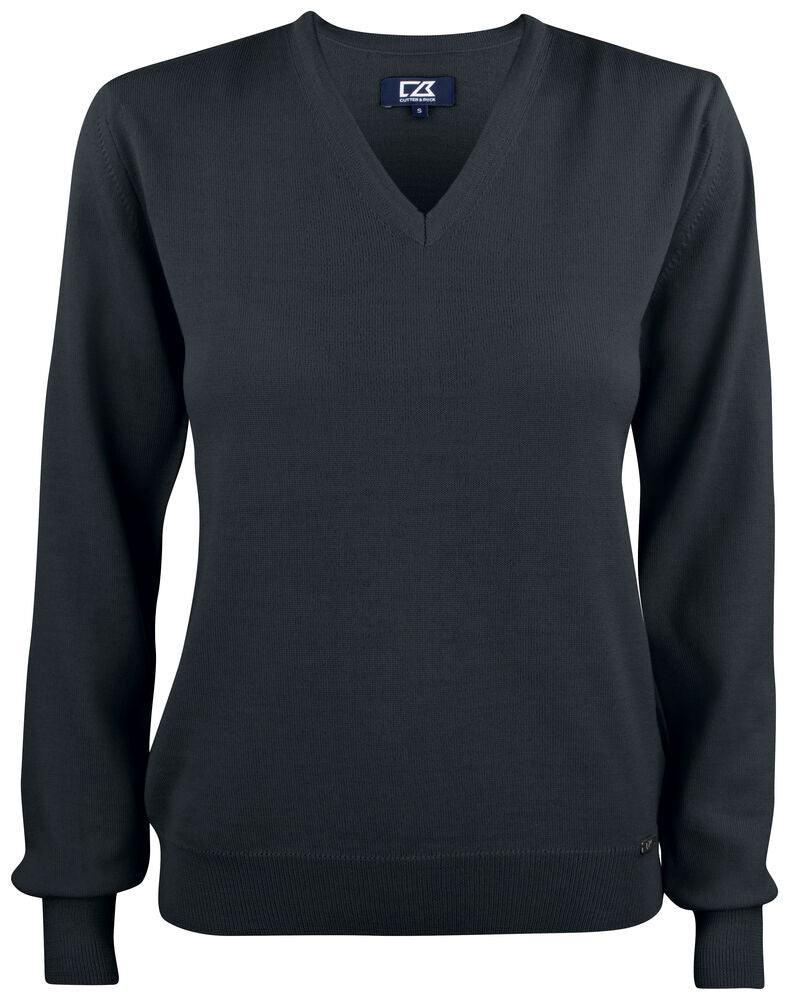 Everett V-neck Ladies von Cutter & Buck – Red