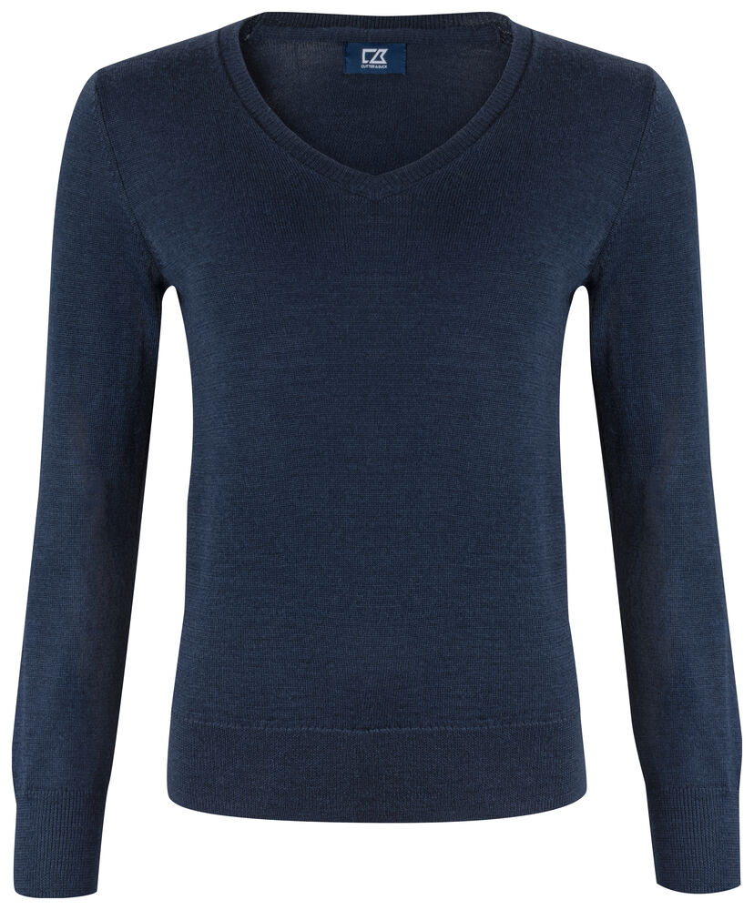 Vernon V-neck Ladies von Cutter & Buck – Dark Navy