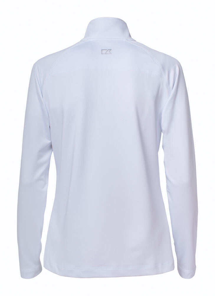 Coos Bay Half Zip Ladies von Cutter & Buck – White