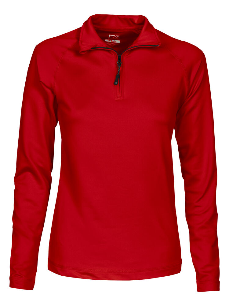 Coos Bay Half Zip Ladies von Cutter & Buck – White