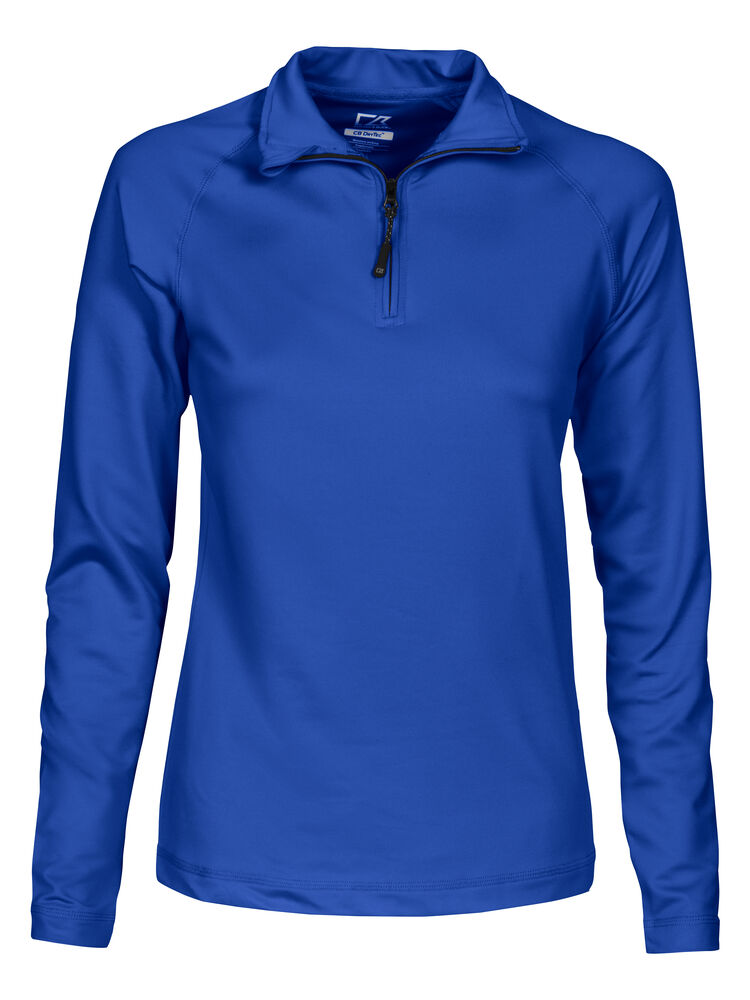 Coos Bay Half Zip Ladies von Cutter & Buck – White