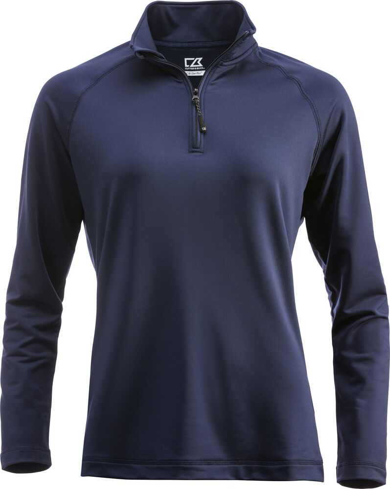 Coos Bay Half Zip Ladies von Cutter & Buck – White